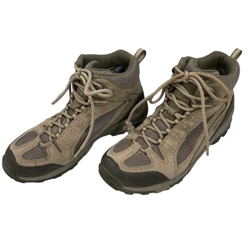 Vasque Vibram Tan and Gray Gore-Tex Hiking Boots Casual Activewear